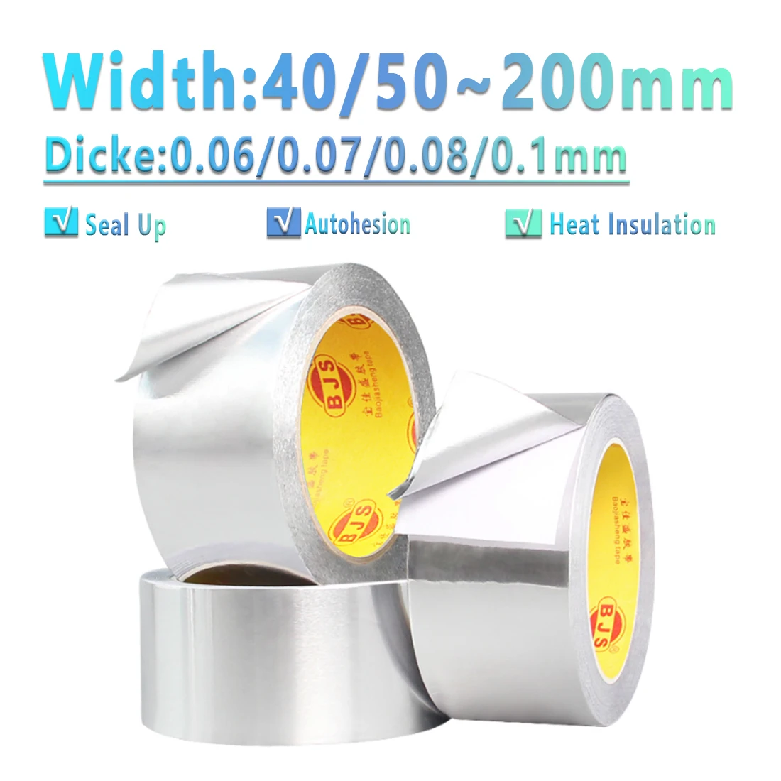 High Temperature Resistant Smoke Exhaust Pipe Sealing Kitchen Cauldron Leak Proof Sunscreen Heat Insulation Aluminum Foil Tape
High Temperature Resistant Smoke Exhaust Pipe Sealing Kitchen Cauldron Leak Proof Sunscreen Heat Insulation Aluminum Foil Tape