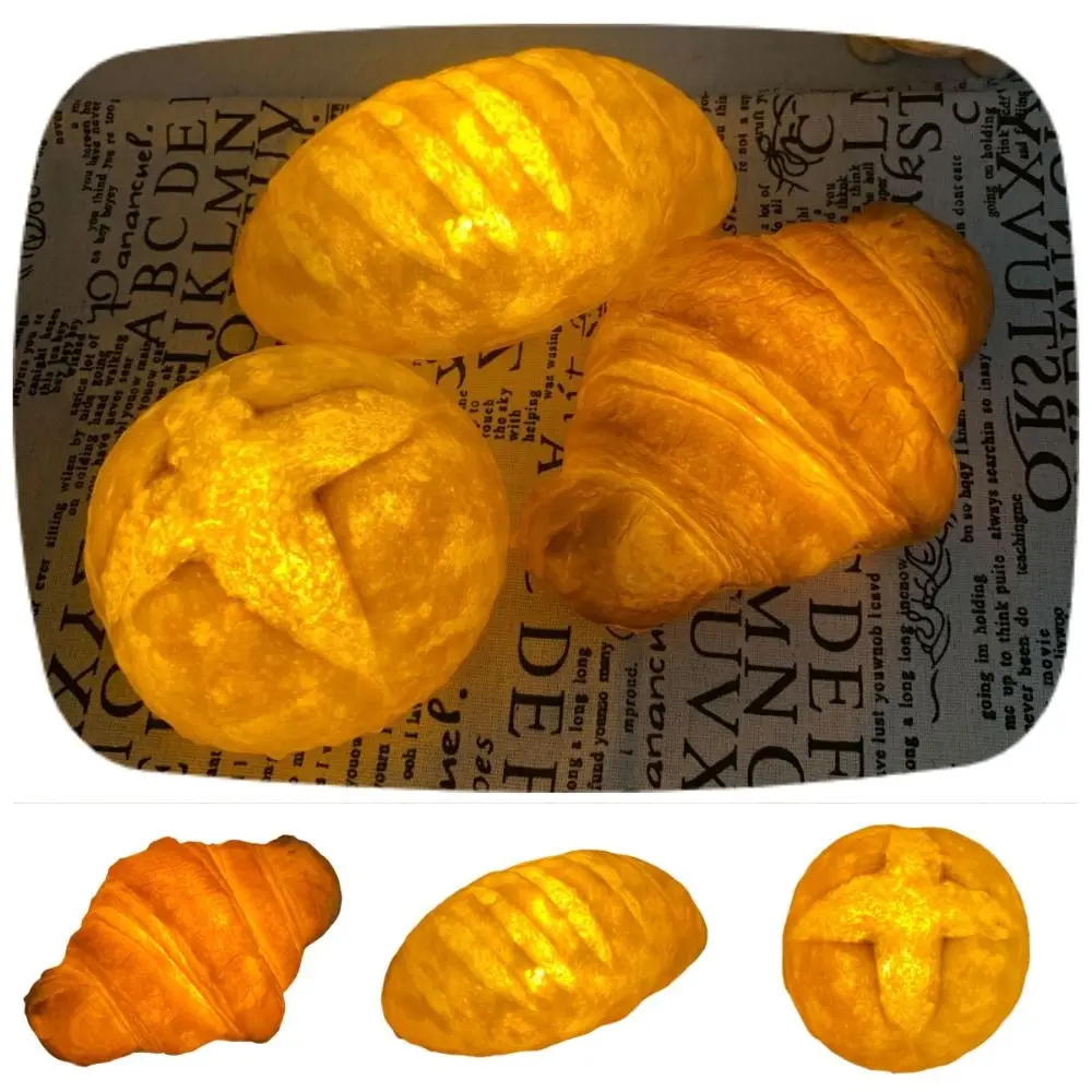 Creative Bread Shaped Lamp Cute Battery Operated Simulation Croissant Light Funny 5W Cross Bread Night Light Baking Room 
Creative Bread Shaped Lamp Cute Battery Operated Simulation Croissant Light Funny 5W Cross Bread Night Light Baking Room