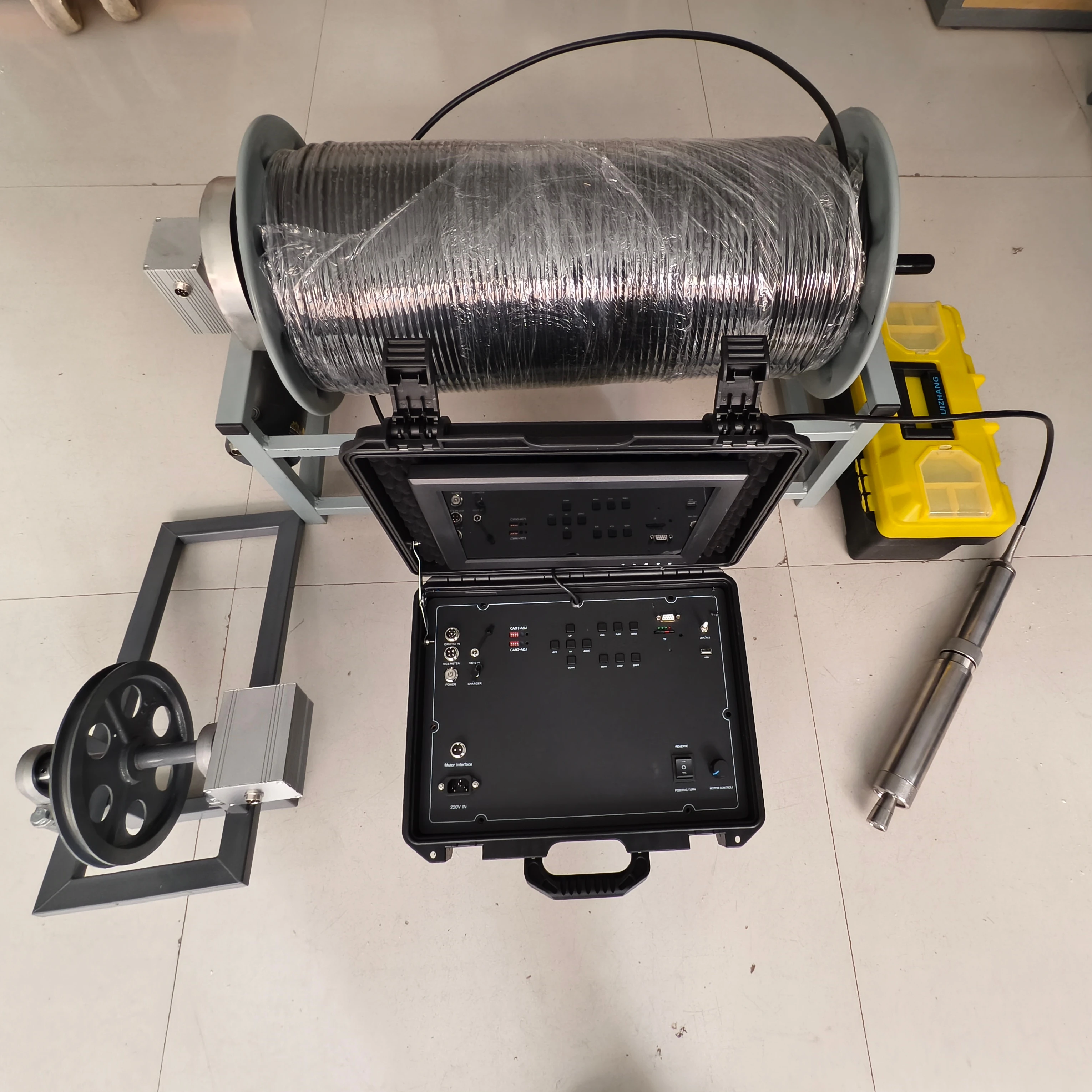 Sewer Blockage Inspection Toilet Blockage Detection Hand-cranked Winch With Anti-winding Design Industrial Borescope
Sewer Blockage Inspection Toilet Blockage Detection Hand-cranked Winch With Anti-winding Design Industrial Borescope