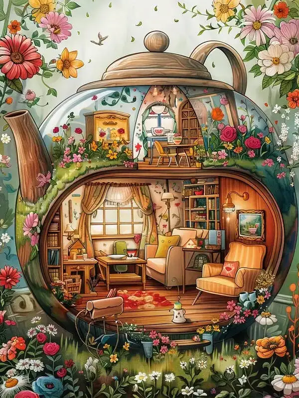 House in the Kettle Novelty Landscape 500/1000/1200/2000 PCS Jigsaw Puzzles Family Activity Games for Gameroom Bedroom Gifts
House in the Kettle Novelty Landscape 500/1000/1200/2000 PCS Jigsaw Puzzles Family Activity Games for Gameroom Bedroom Gifts