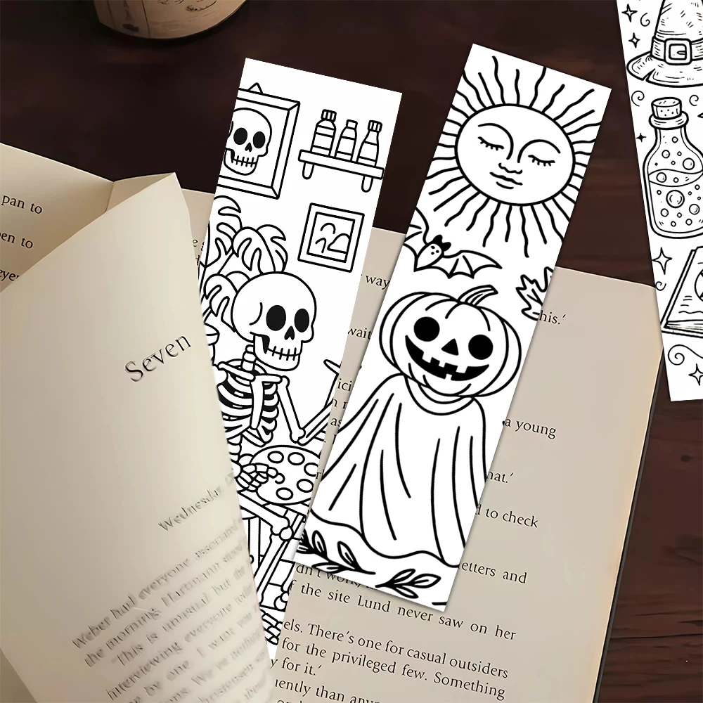 32pcs, Coloring Halloween Bookmarks, suitable for back-to-school season, Christmas, Halloween, teachers, readers, and birthdays.
32pcs, Coloring Halloween Bookmarks, suitable for back-to-school season, Christmas, Halloween, teachers, readers, and birthdays.