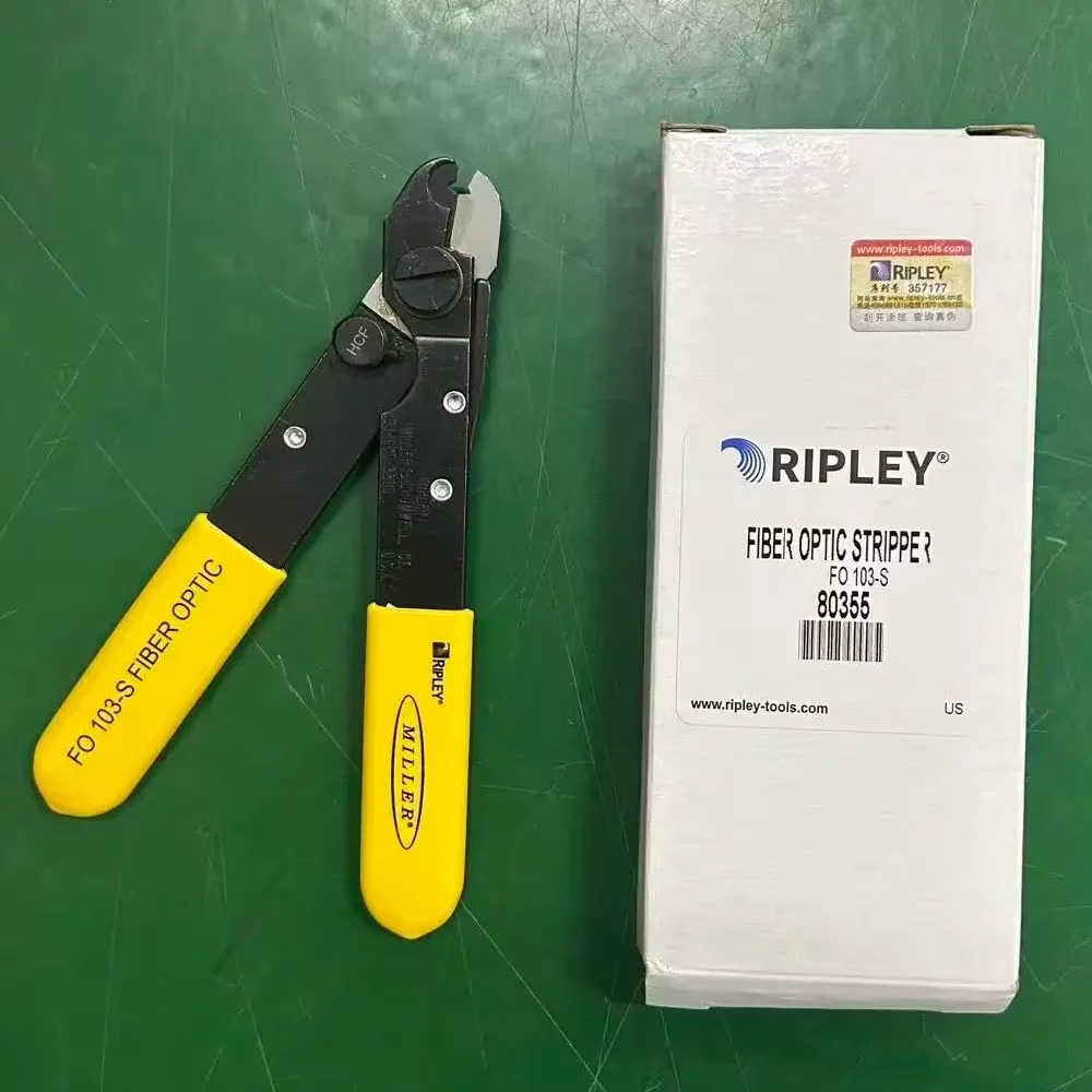 Original Miller Fiber Optic Stripper FO 103-S single port fiber loose tube stripping pliers FO103S
Original Miller Fiber Optic Stripper FO 103-S single port fiber loose tube stripping pliers FO103S