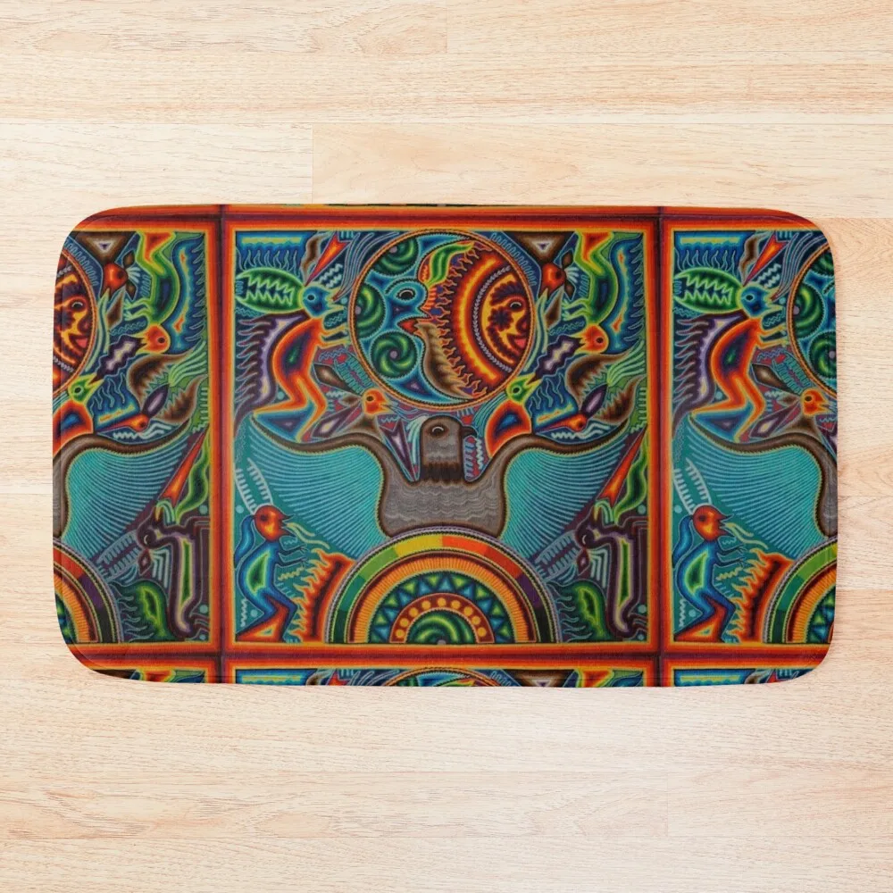 MEXICAN HUICHOL ART Bath Mat Set Ofs In The Bathroom Absorbent Carpet For Bathroom Mat
MEXICAN HUICHOL ART Bath Mat Set Ofs In The Bathroom Absorbent Carpet For Bathroom Mat