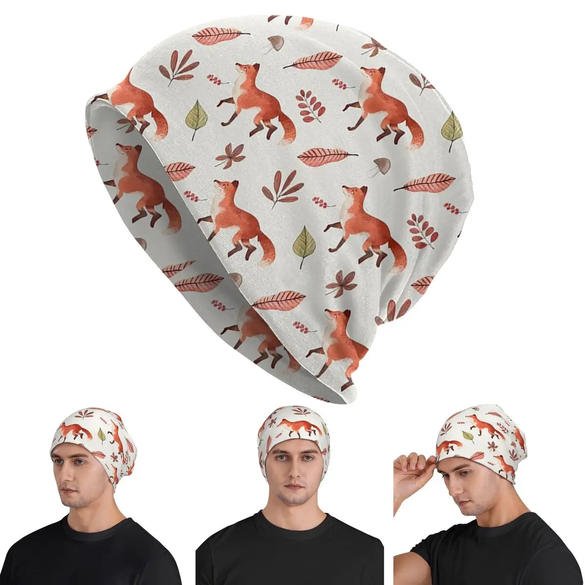 Fall Fox Watercolor Pattern Skullies Beanies Hats Warm Autumn Winter Outdoor Cap Knitted Bonnet Caps for Men Women Adult
Fall Fox Watercolor Pattern Skullies Beanies Hats Warm Autumn Winter Outdoor Cap Knitted Bonnet Caps for Men Women Adult