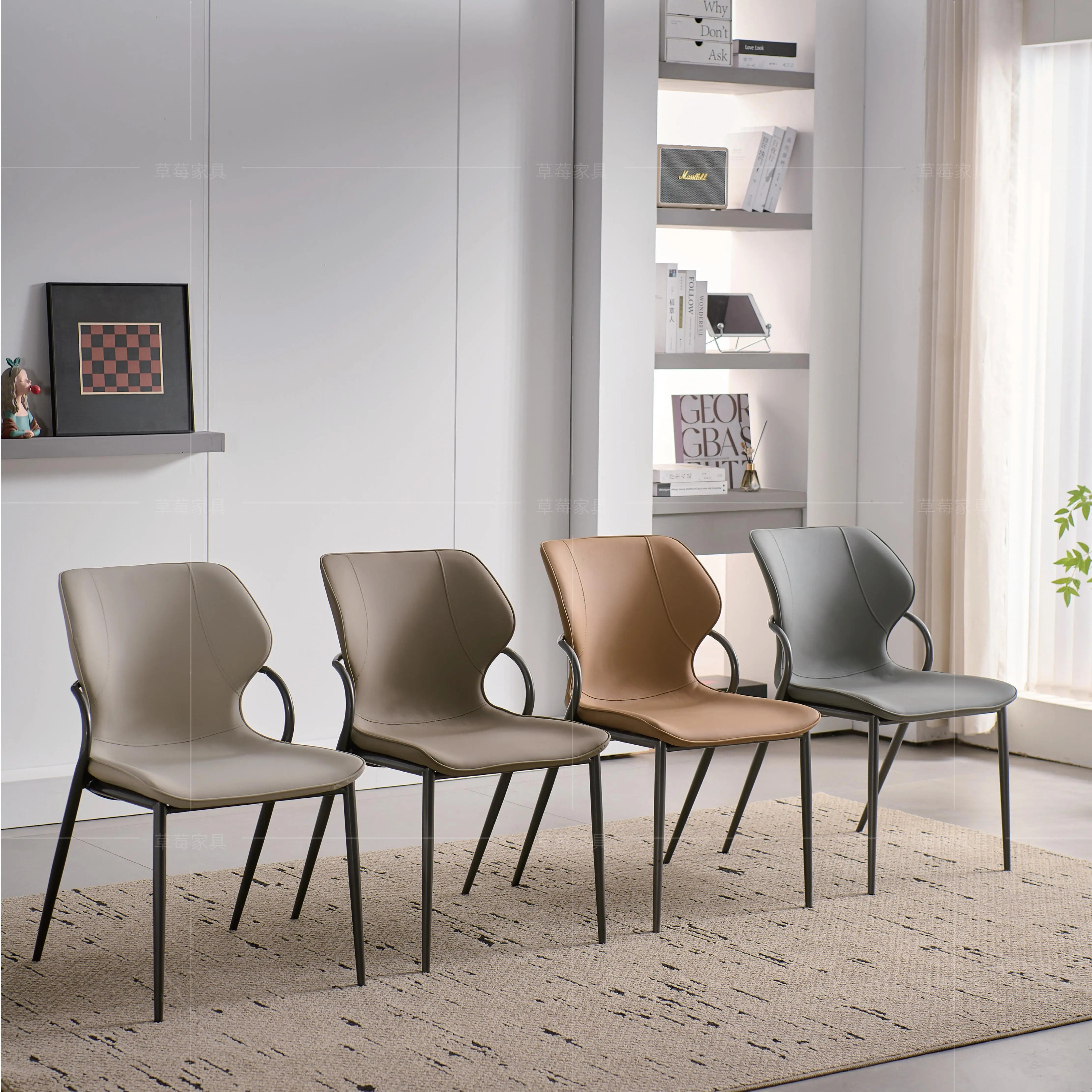 Massage Nordic Dining Chairs Designer Camping Computer Ergonomic Dining Chairs Creative High End Metal Muebles Home Furniture
Massage Nordic Dining Chairs Designer Camping Computer Ergonomic Dining Chairs Creative High End Metal Muebles Home Furniture