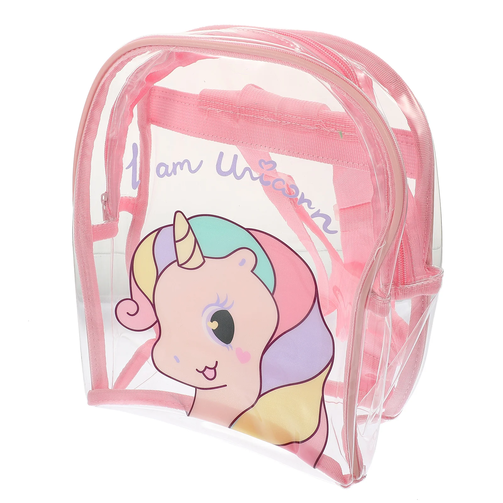 Unicorn Backpack Transparent PVC Kids Cartoon Clear Daypack Shoulder Bag Travel School Picnic Camping Shopping Year
Unicorn Backpack Transparent PVC Kids Cartoon Clear Daypack Shoulder Bag Travel School Picnic Camping Shopping Year