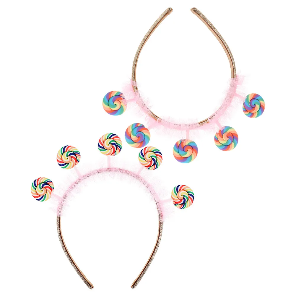 2Pcs Pink Cartoon Lollipop Headband for Kids Princess Candy Hair Accessory for Theme Parties Amusement Park Dress Up Lightweight
2Pcs Pink Cartoon Lollipop Headband for Kids Princess Candy Hair Accessory for Theme Parties Amusement Park Dress Up Lightweight