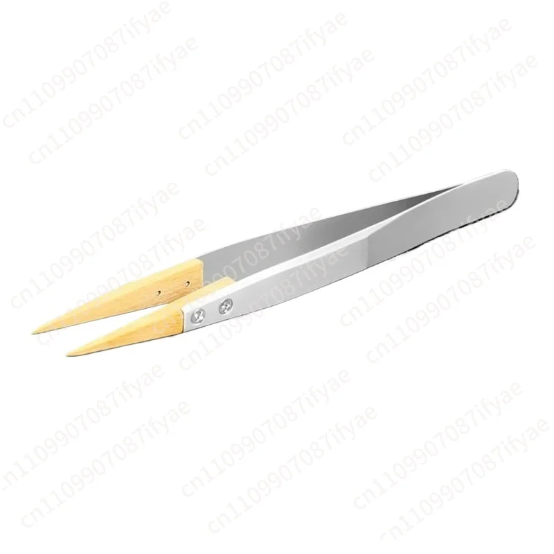 Boxwood tweezers, precision anti-magnetic tweezers, insulated, non-damaging parts, watch repair tools
Boxwood tweezers, precision anti-magnetic tweezers, insulated, non-damaging parts, watch repair tools