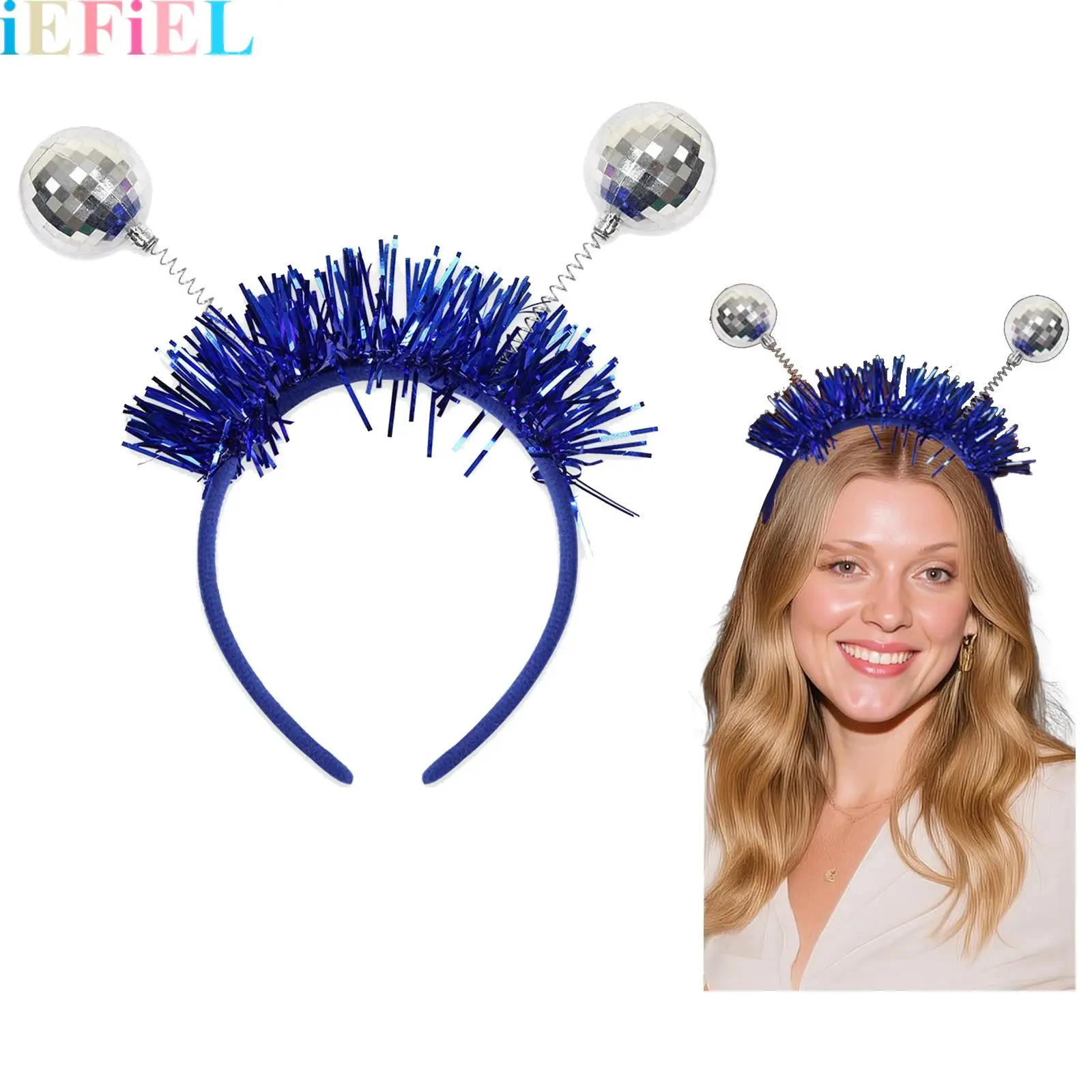 Disco Ball Headband Retro Disco Outfit Costume Accessories Disco Hairband Headpiece for Women
Disco Ball Headband Retro Disco Outfit Costume Accessories Disco Hairband Headpiece for Women