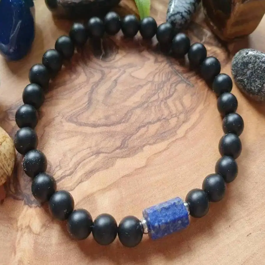 Handmade natural lapis lazuli beads bracelet,men's cuff button bracelet,Ramadan prayer bead,women's meditation,holiday gift
Handmade natural lapis lazuli beads bracelet,men's cuff button bracelet,Ramadan prayer bead,women's meditation,holiday gift