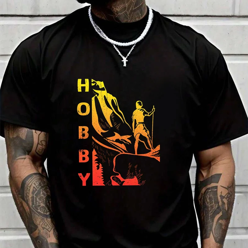 Hiking Is My Hobby Men's Fashion T-shirt Casual Trendy Tshirts For Summer Short Sleeve Comfortable Tops
Hiking Is My Hobby Men's Fashion T-shirt Casual Trendy Tshirts For Summer Short Sleeve Comfortable Tops
