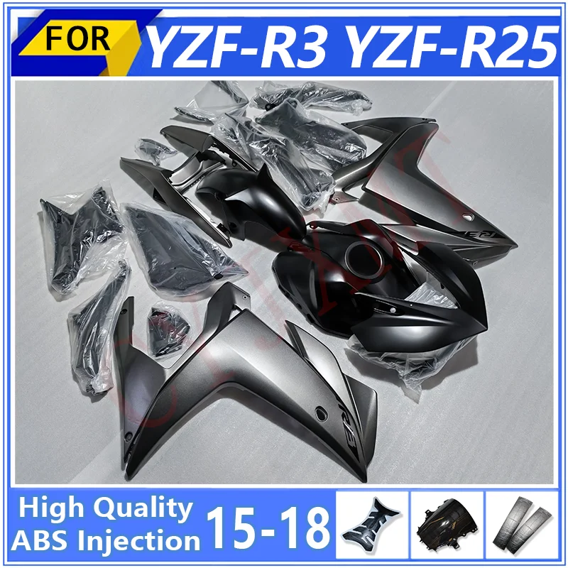 Motorcycle Fairings For YAMAHA YZF R25 R3 2015-2017 2018 ABS Plastic Mold Fairing Kits YZFR25 YZFR3 15 16-18 Bodywork Cowl Cover
Motorcycle Fairings For YAMAHA YZF R25 R3 2015-2017 2018 ABS Plastic Mold Fairing Kits YZFR25 YZFR3 15 16-18 Bodywork Cowl Cover