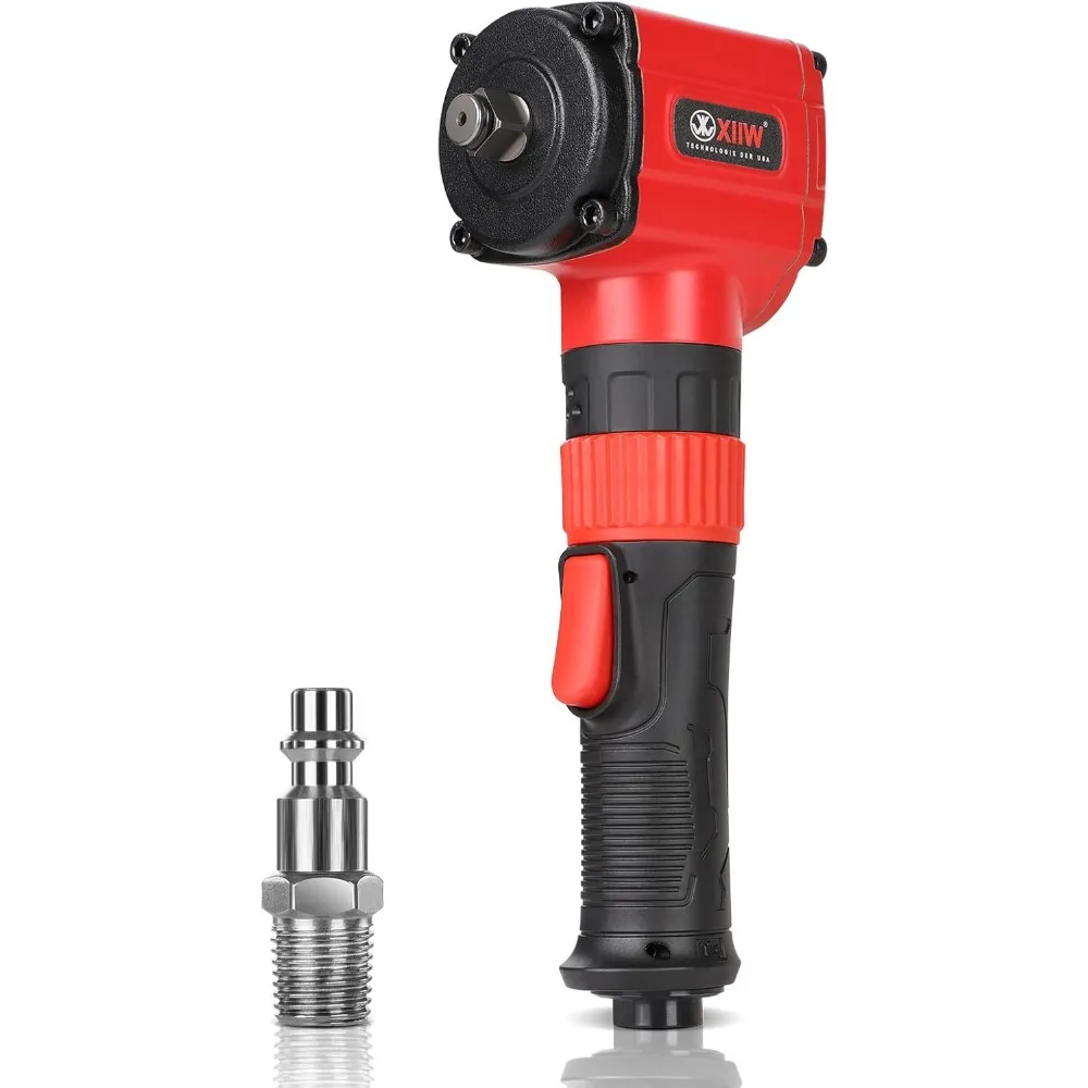 1/2'' Angle Impact Wrench, Max Torque 910 ft-lbs, Compact Lightweight 3.63 lb Design, Heavy Duty 7500RPM 1/2 Mini Air Impact Gu
1/2'' Angle Impact Wrench, Max Torque 910 ft-lbs, Compact Lightweight 3.63 lb Design, Heavy Duty 7500RPM 1/2 Mini Air Impact Gu