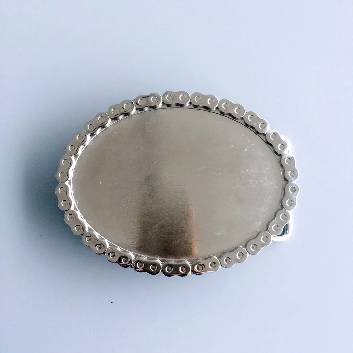 Bright Silver Oval Motorcycle Chain Rider Blank Belt Buckle BUCKLE-BL002BR
Bright Silver Oval Motorcycle Chain Rider Blank Belt Buckle BUCKLE-BL002BR