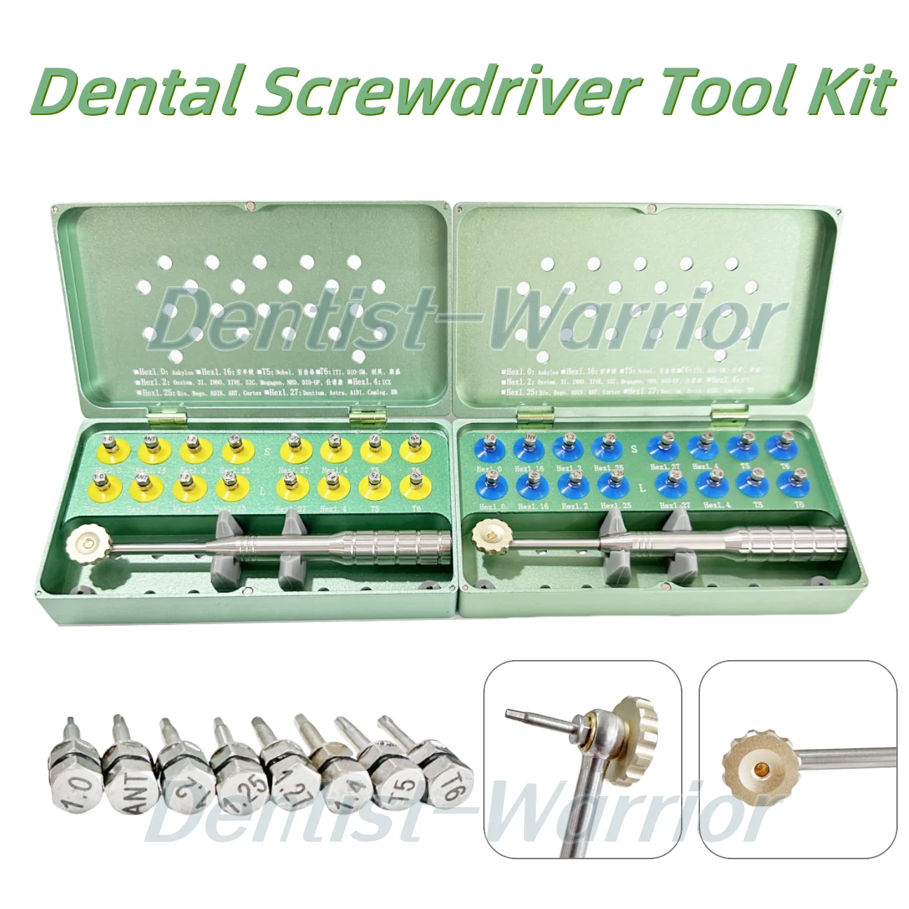 Dental Universal Implant Prosthetic Kit Torque Wrench Screw Drivers Remover Kit
Dental Universal Implant Prosthetic Kit Torque Wrench Screw Drivers Remover Kit