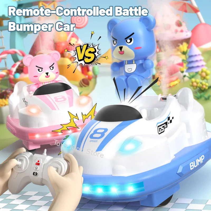 2.4G Children's RC Spray Drift Racing Kart Bumper Car Remote Control Competitive Vehicle Light Music Kids Toys Parent-child Game
2.4G Children's RC Spray Drift Racing Kart Bumper Car Remote Control Competitive Vehicle Light Music Kids Toys Parent-child Game