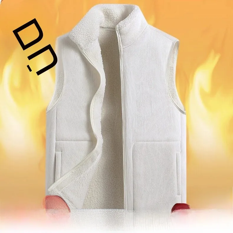 Lamb Velvet Lined Thickened Casual Men's Vest Stand Collar Windproof Warm Autumn Winter New Style Fashion Urban Style Zipper ...
Lamb Velvet Lined Thickened Casual Men's Vest Stand Collar Windproof Warm Autumn Winter New Style Fashion Urban Style Zipper ...