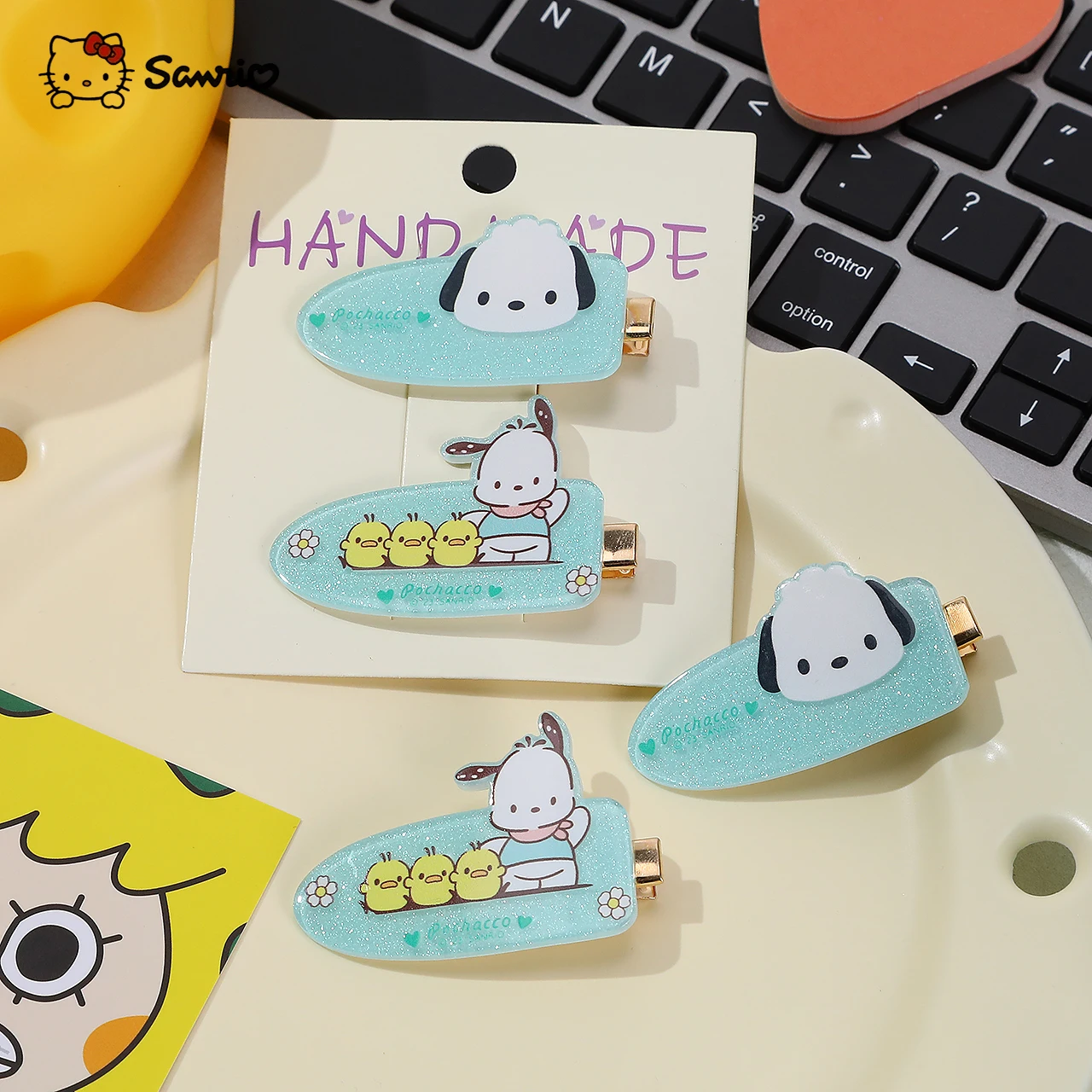 Random 6Pcs Sanrio cartoon simple and cute acrylic hair clips for daily decoration and gift-giving
Random 6Pcs Sanrio cartoon simple and cute acrylic hair clips for daily decoration and gift-giving