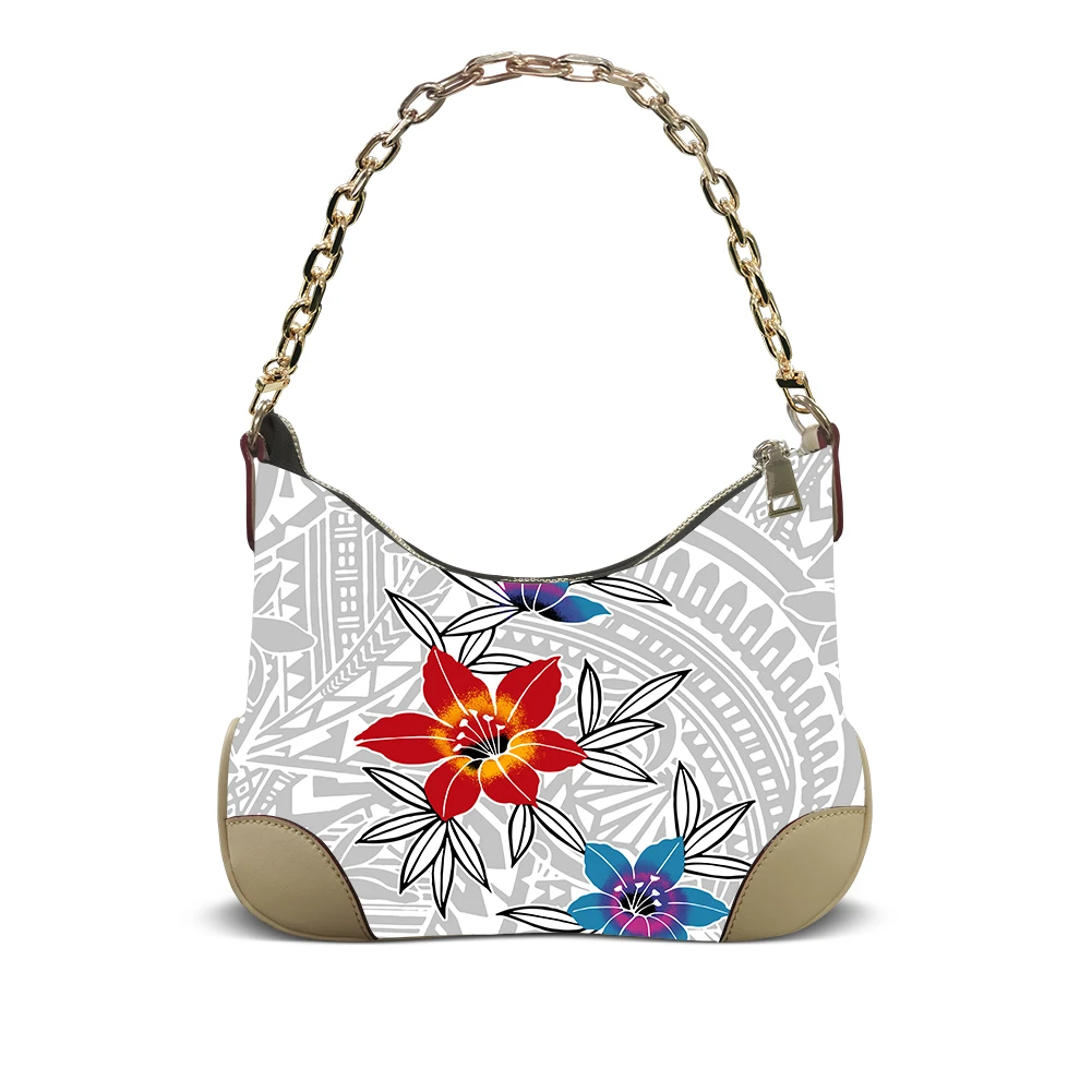 Полинезийский цветок гибискуса, индивидуальная женская сумка, индивидуальный узор сумки, высококачественная элегантная сумка подмышками для банкетов 
Полинезийский цветок гибискуса, индивидуальная женская сумка, индивидуальный узор сумки, высококачественная элегантная сумка подмышками для банкетов
