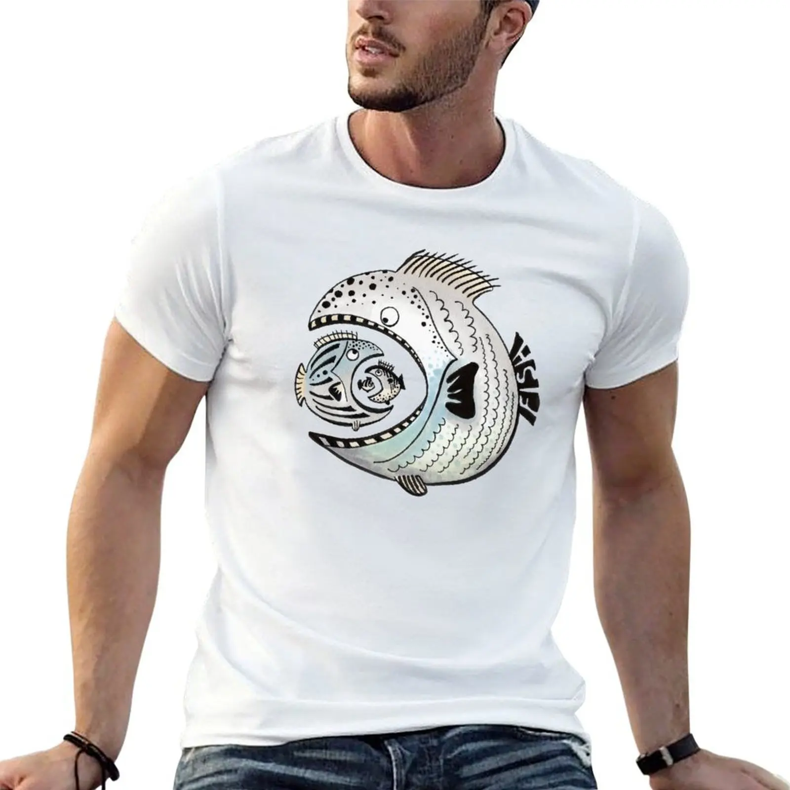 Fish eating fish eating fish eating T-Shirt t shirt man designer t shirt man luxury T-Shirt
Fish eating fish eating fish eating T-Shirt t shirt man designer t shirt man luxury T-Shirt
