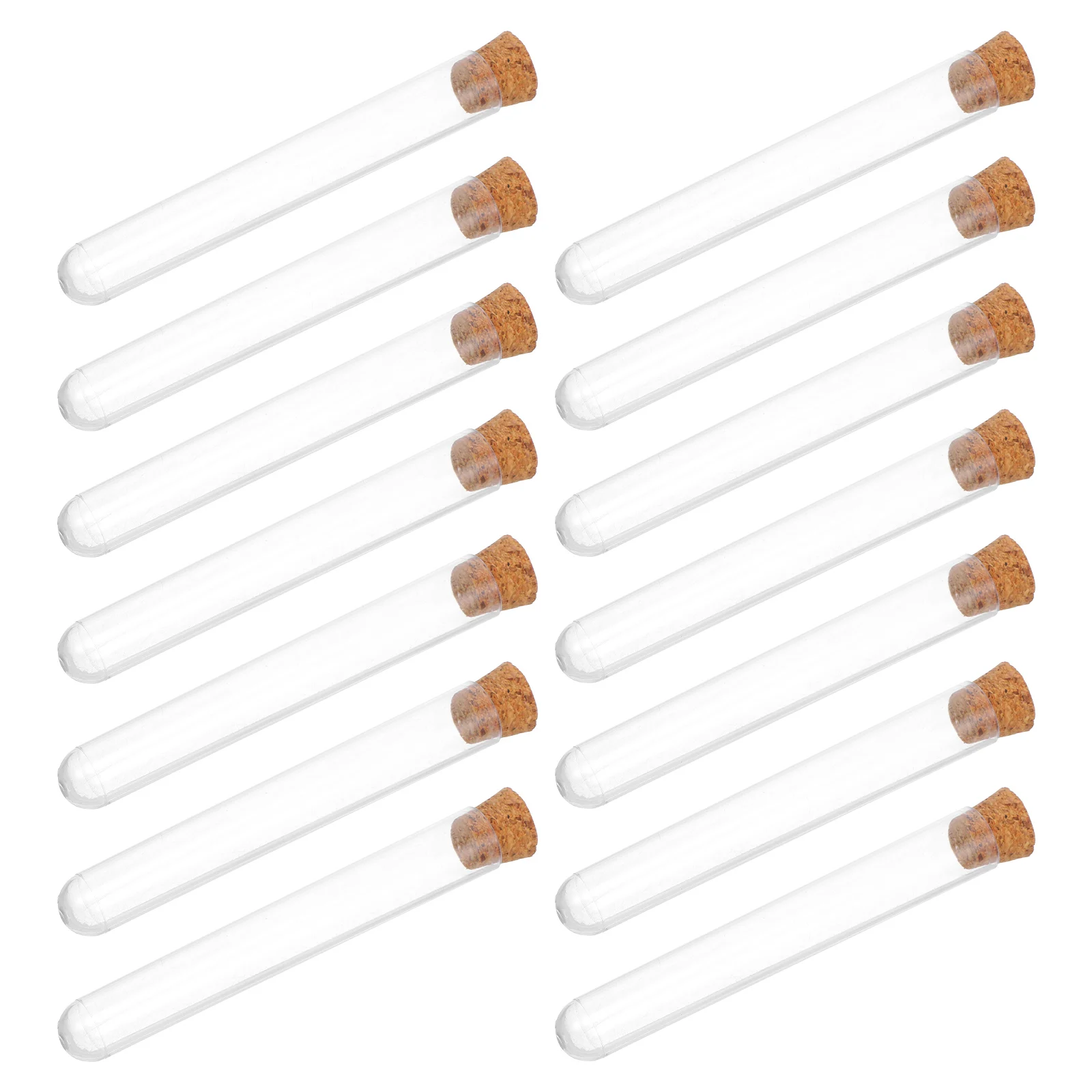 50pcs Clear Plastic Test Tubes 15x100mm Candy Sample Vials Plant Propagation With Cork Stoppers Tube Container
50pcs Clear Plastic Test Tubes 15x100mm Candy Sample Vials Plant Propagation With Cork Stoppers Tube Container