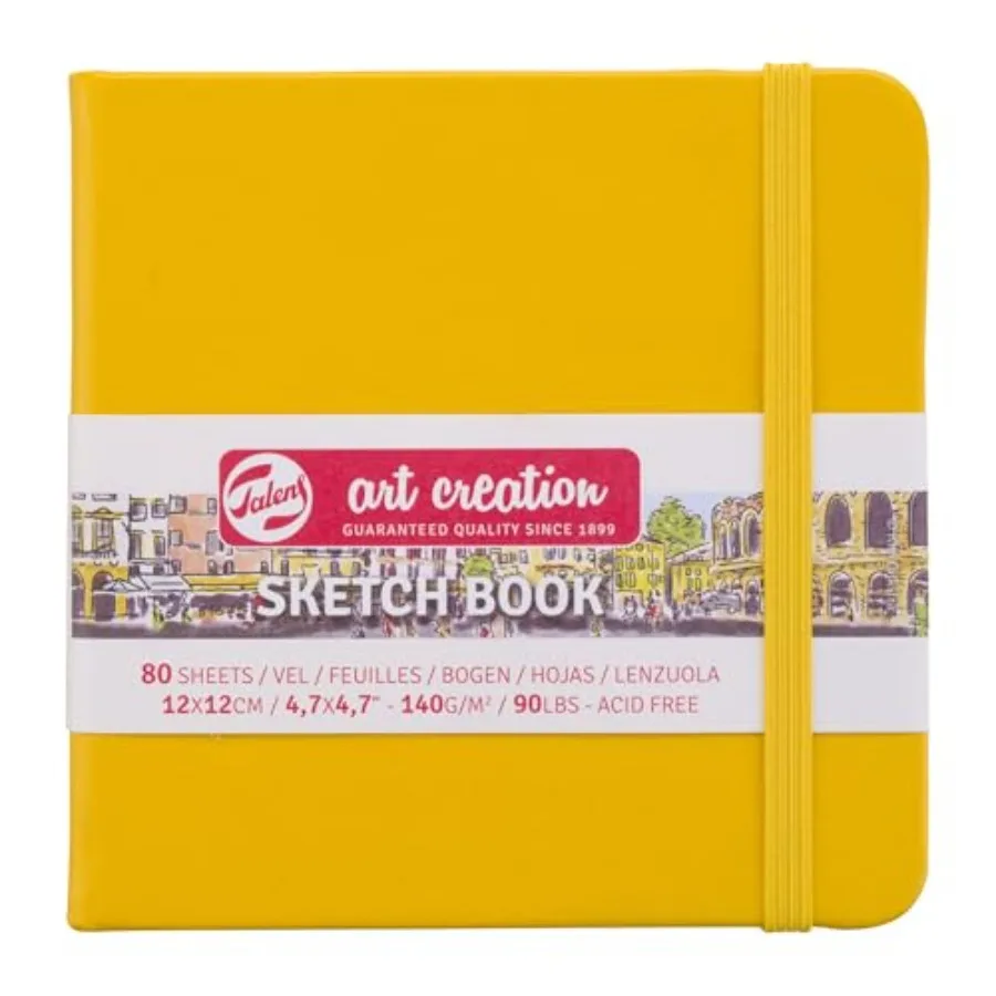 Talens T9314-114M 441793 Art Creations Sketchbook, Drawing Notebook, 4.7 x 4.7 Inch 12 x 12 cm,Golden Yellow
Talens T9314-114M 441793 Art Creations Sketchbook, Drawing Notebook, 4.7 x 4.7 Inch 12 x 12 cm,Golden Yellow
