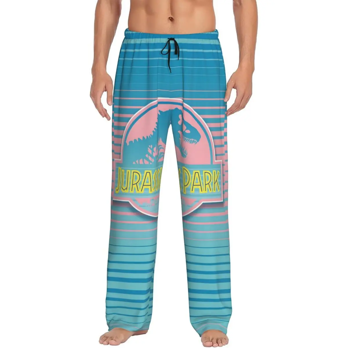 Custom Printed Jurassic World Park Pajama Pants Men Dinosaur Film Sleep Sleepwear Bottoms with Pockets
Custom Printed Jurassic World Park Pajama Pants Men Dinosaur Film Sleep Sleepwear Bottoms with Pockets