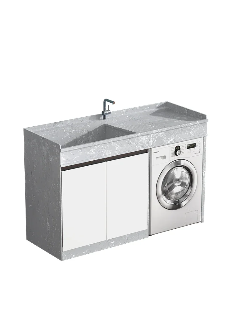Balcony washing machine cabinet combination marble wash basin integrated sink wash basin sink sink small apartment
Balcony washing machine cabinet combination marble wash basin integrated sink wash basin sink sink small apartment