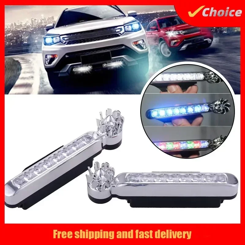 Car Daytime Running Lights LED Floodlights Wind Powered Car Lights with Rotating Fan Running Lights Decorative Lamp Front
Car Daytime Running Lights LED Floodlights Wind Powered Car Lights with Rotating Fan Running Lights Decorative Lamp Front