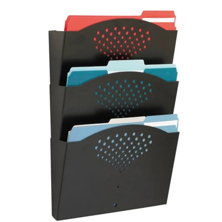 Steel Three Pocket Size Flush Mount Wall Rack 3172BL Black Powder Coat Finish Durable Commercial-Steel Construction
Steel Three Pocket Size Flush Mount Wall Rack 3172BL Black Powder Coat Finish Durable Commercial-Steel Construction