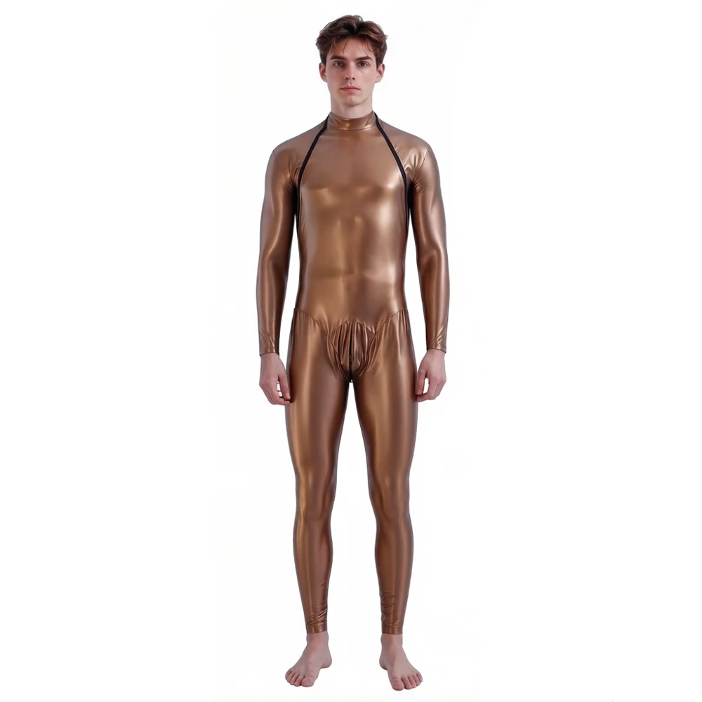 Sexy Men Faux Latex PU Bodysuit Cosplay Wetlook Maid Tights Zentai Full Body Cover Bodysuit Club Catsuit Outfits Maid Leotard
Sexy Men Faux Latex PU Bodysuit Cosplay Wetlook Maid Tights Zentai Full Body Cover Bodysuit Club Catsuit Outfits Maid Leotard