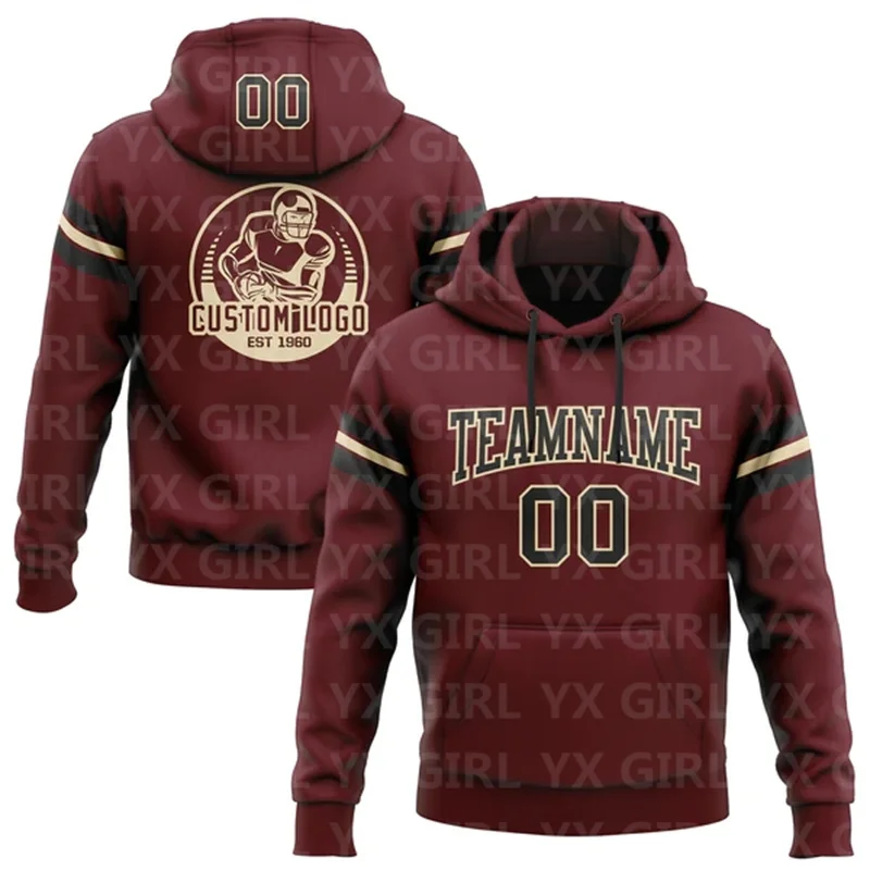 Custom Burgundy Black-OR Football Pullover Sweatshirt Hoodie 3D Printed Sports Pullover Sweatshirt Hoodie
Custom Burgundy Black-OR Football Pullover Sweatshirt Hoodie 3D Printed Sports Pullover Sweatshirt Hoodie