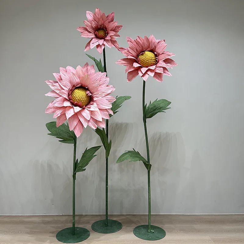 Simulation paper flower props sunflower green plant floor ornament wedding arrangement floral window beauty Chen
Simulation paper flower props sunflower green plant floor ornament wedding arrangement floral window beauty Chen