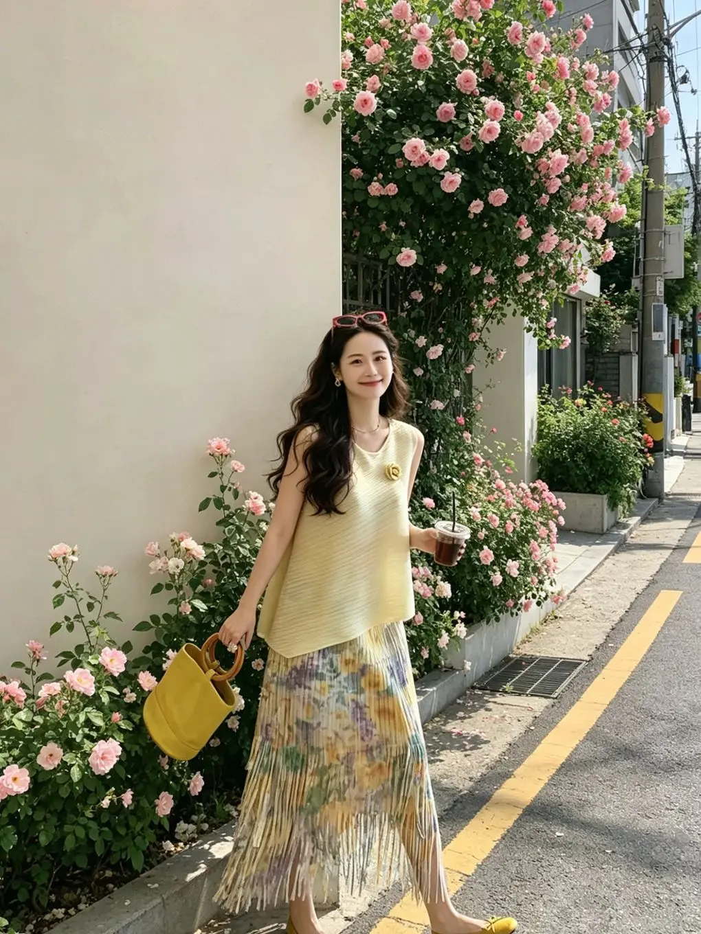 Miyake Women's Summer Set: Youthful and Beautiful Two-Piece Outfit with a Gentle Vacation Style
Miyake Women's Summer Set: Youthful and Beautiful Two-Piece Outfit with a Gentle Vacation Style
