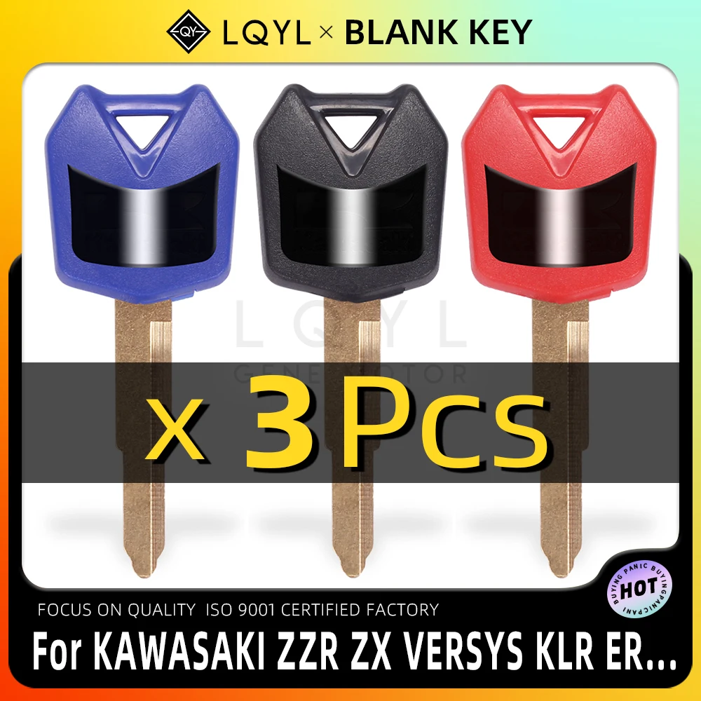 3Pcs New Blank Key Motorcycle Replace Uncut Keys For KAWASAKI NINJA 250 300 R NINJA250 ZX250R EX250 NINJA300 ZX300R EX300 R S EX
3Pcs New Blank Key Motorcycle Replace Uncut Keys For KAWASAKI NINJA 250 300 R NINJA250 ZX250R EX250 NINJA300 ZX300R EX300 R S EX