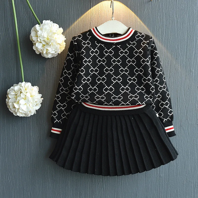 Girls Sweater Clothing Sets 2023 Spring Fall Kids Warm Knitted Shirt Suit Skirt 2PCS Clothes Children Princess Cardigan Outfits
Girls Sweater Clothing Sets 2023 Spring Fall Kids Warm Knitted Shirt Suit Skirt 2PCS Clothes Children Princess Cardigan Outfits