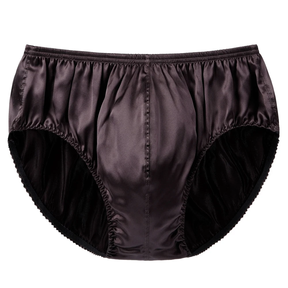 1pc Sexy Men's Silk Underwear Middle Waist Bulge Pouch Briefs Shorts Breathable Male Panties Plus Size
1pc Sexy Men's Silk Underwear Middle Waist Bulge Pouch Briefs Shorts Breathable Male Panties Plus Size