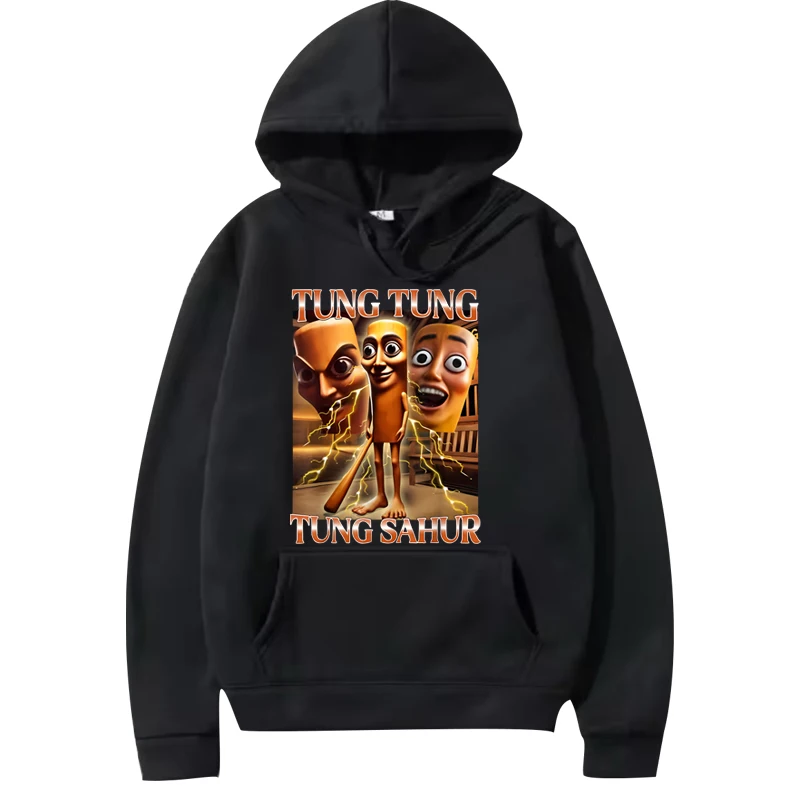 Tung Tung Tung Sahur Italian Brainrot Meme hoodie men women vintage Long sleeve Sweatshirt with print Graphics oversized unisex
Tung Tung Tung Sahur Italian Brainrot Meme hoodie men women vintage Long sleeve Sweatshirt with print Graphics oversized unisex