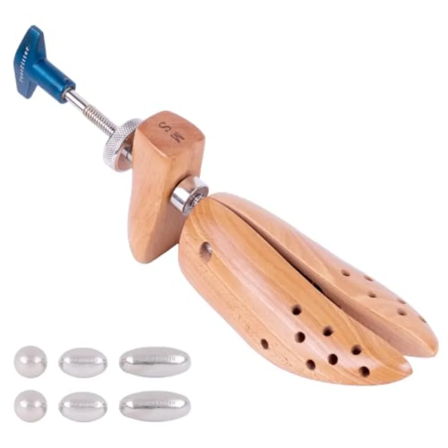 FootFitter Premium Professional 2-Way Shoe Stretcher for Men and Women Expands Length and Width Heavy Duty Wood and Steel Desig
FootFitter Premium Professional 2-Way Shoe Stretcher for Men and Women Expands Length and Width Heavy Duty Wood and Steel Desig