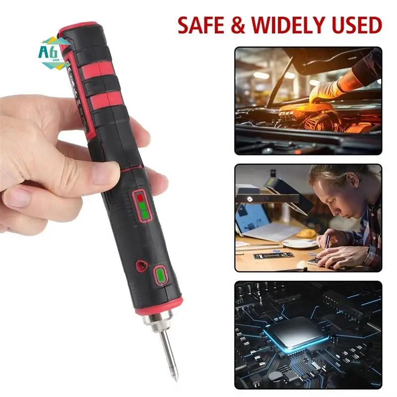 A60F-FROGBRO Cordless Soldering Iron Electronic Soldering Kit Professional Portable Welding Tool 1800Mah Soldering Tool
A60F-FROGBRO Cordless Soldering Iron Electronic Soldering Kit Professional Portable Welding Tool 1800Mah Soldering Tool