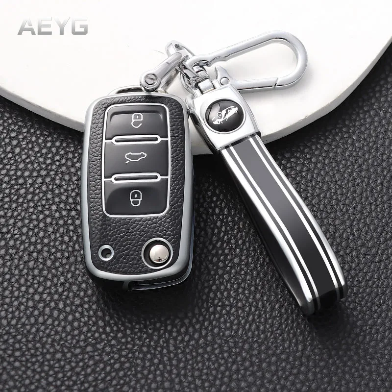 Leather Style Car Key Case Cover For Volkswagen Fob For VW Bora Polo Tiguan Jetta Passat B5 B6 B7 Golf Beetle For Skoda Octavia
Leather Style Car Key Case Cover For Volkswagen Fob For VW Bora Polo Tiguan Jetta Passat B5 B6 B7 Golf Beetle For Skoda Octavia