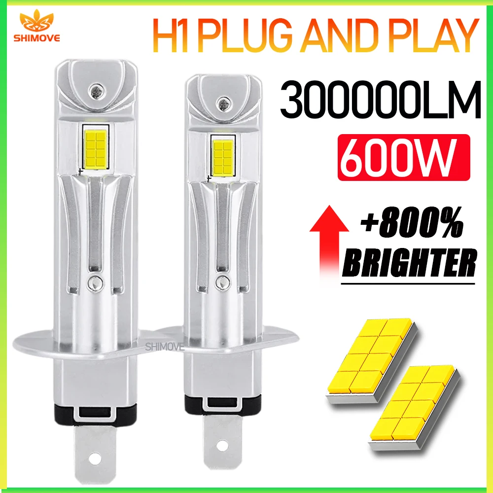 H1 Led CANBUS Headlight Bulb 300000LM Super Bright DRL Car Headlamp 1: 1 Mini Size Diodes 6000K Plug And Play LED Lights
H1 Led CANBUS Headlight Bulb 300000LM Super Bright DRL Car Headlamp 1: 1 Mini Size Diodes 6000K Plug And Play LED Lights