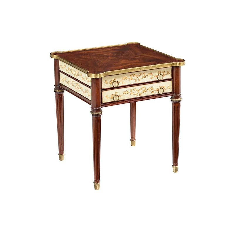 English corner table sofa painted edge table European neoclassical corner table
English corner table sofa painted edge table European neoclassical corner table