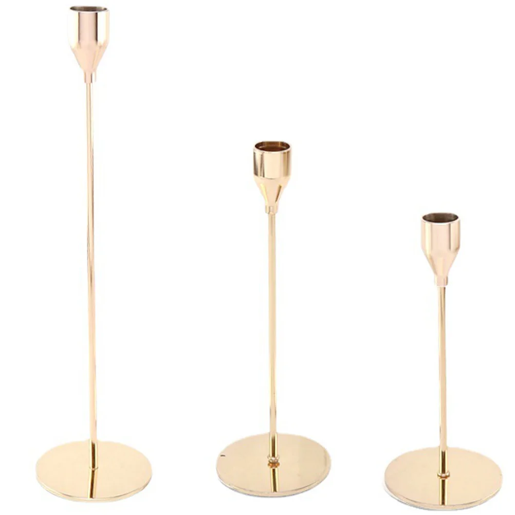 3 Pcs Set Golden Metal Iron Holders for Taper Pillar C Wedding Wedding C Holder Centerpiece
3 Pcs Set Golden Metal Iron Holders for Taper Pillar C Wedding Wedding C Holder Centerpiece
