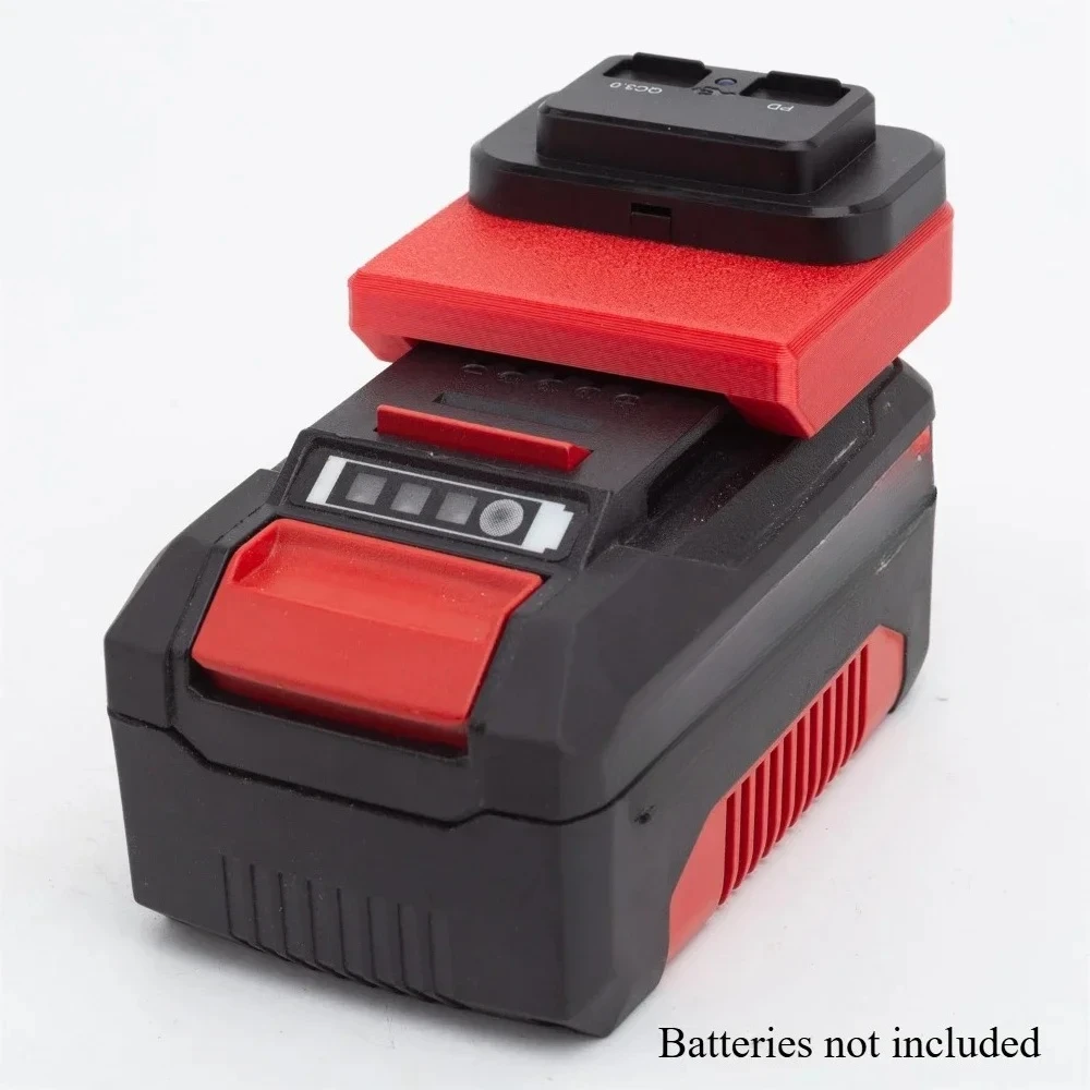 Адаптер источника питания для литий-ионного аккумулятора OZITO 18 В Power X сменной батареей с USB Type-C PD + QC3.0, быстрое зарядное устройство (без аккумулятора)
Адаптер источника питания для литий-ионного аккумулятора OZITO 18 В Power X сменной батареей с USB Type-C PD + QC3.0, быстрое зарядное устройство (без аккумулятора)