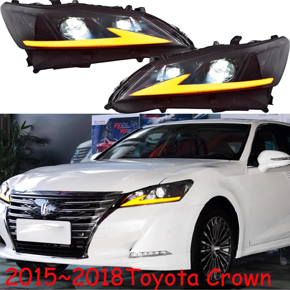 car bumper headlamp For Crown headlight ALL IN LED 2015~2018y car accessories head lamp for Toyota Crown fog lamp
car bumper headlamp For Crown headlight ALL IN LED 2015~2018y car accessories head lamp for Toyota Crown fog lamp