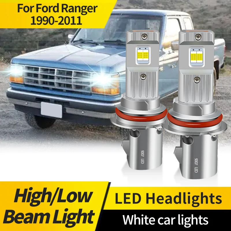 2PCS For Ford Ranger 1990-2011 9007 HB5 LED Headlight Hi/Lo Beam Bulb 30000LM 6000K 12V 44W Super Bright White LED Lamp With Fan
2PCS For Ford Ranger 1990-2011 9007 HB5 LED Headlight Hi/Lo Beam Bulb 30000LM 6000K 12V 44W Super Bright White LED Lamp With Fan
