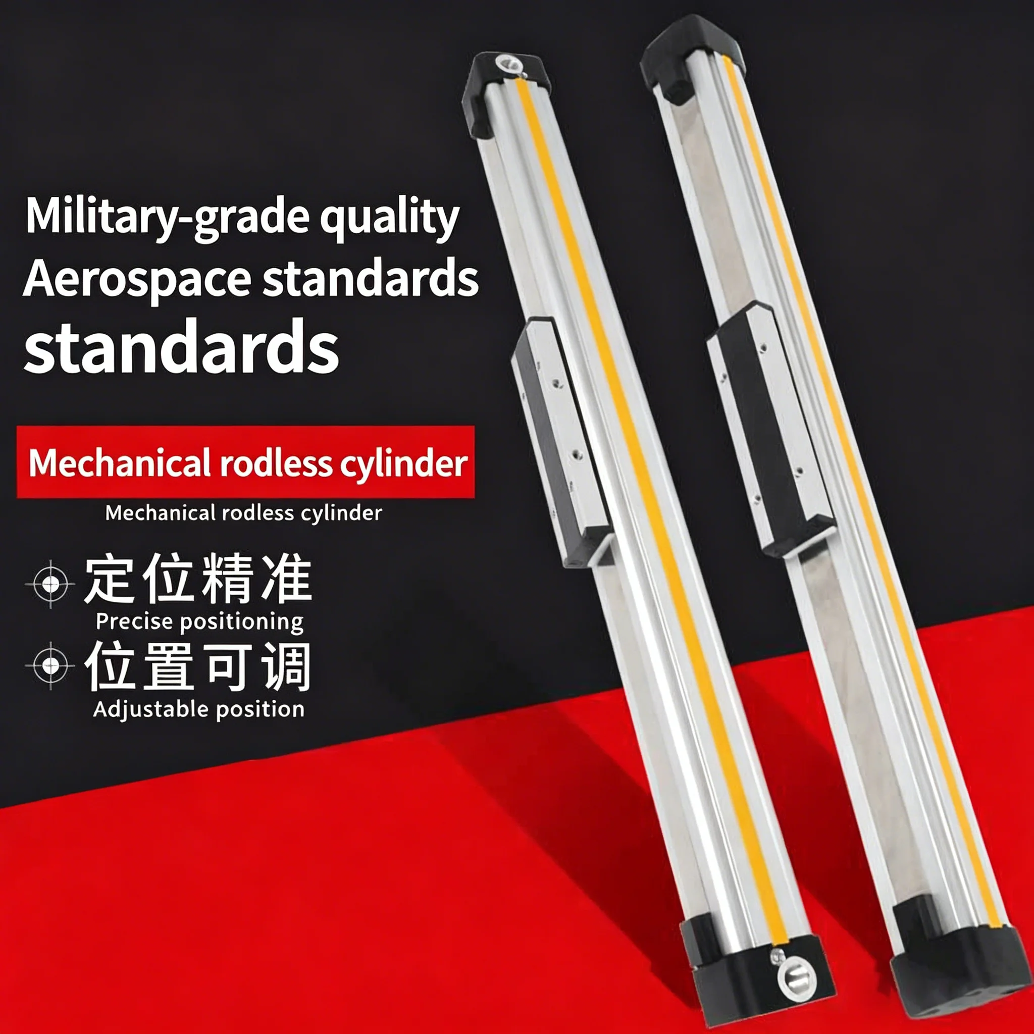 OSP Pneumatic Air Cylinder Bore 25/32/40mm Mechanically Jointed Double Acting Rodless High Thrust OSP-25
OSP Pneumatic Air Cylinder Bore 25/32/40mm Mechanically Jointed Double Acting Rodless High Thrust OSP-25