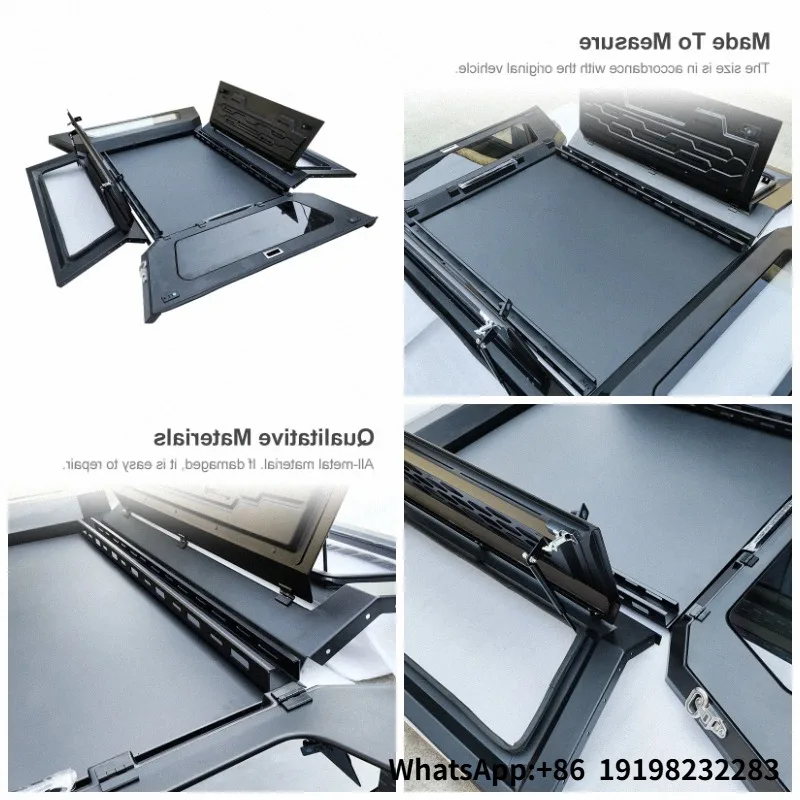 Waterproof 4x4 Aluminum Alloy/Steel Hardtop Topper for 2024-2025 Tacom 5ft Pickup Truck (Camper Canopy)
Waterproof 4x4 Aluminum Alloy/Steel Hardtop Topper for 2024-2025 Tacom 5ft Pickup Truck (Camper Canopy)