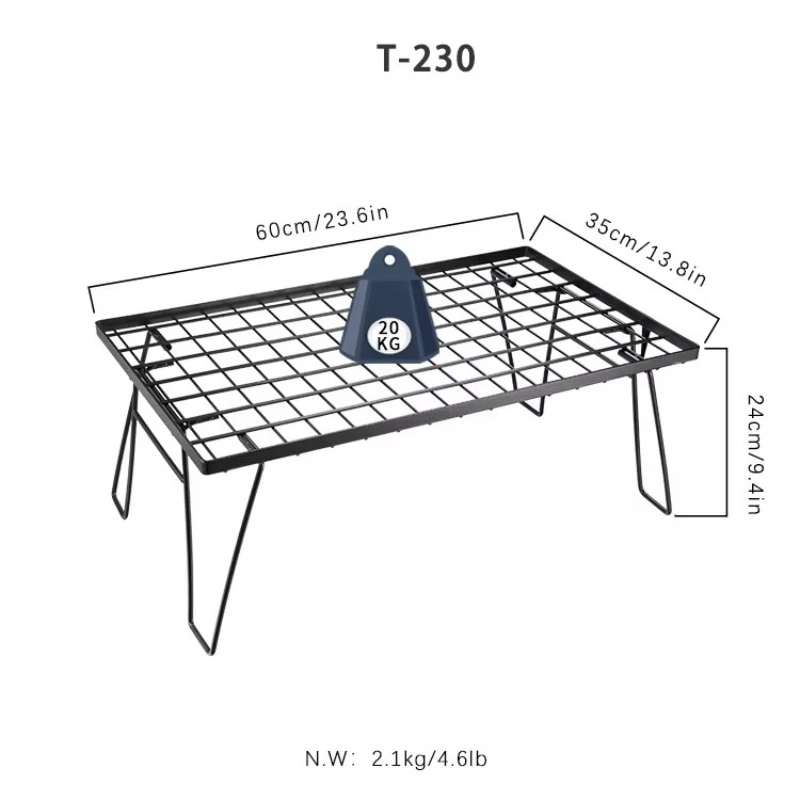 Складной стол для кемпинга CAMPINGMOON T-230 IGT, легкий, портативный, для пикника, барбекю, пляжа, вечеринок, с сетчатой столешницей
Складной стол для кемпинга CAMPINGMOON T-230 IGT, легкий, портативный, для пикника, барбекю, пляжа, вечеринок, с сетчатой столешницей